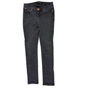 Aphrodite Size 3 Womens Jeans Low Rise Skinny Black Stretch